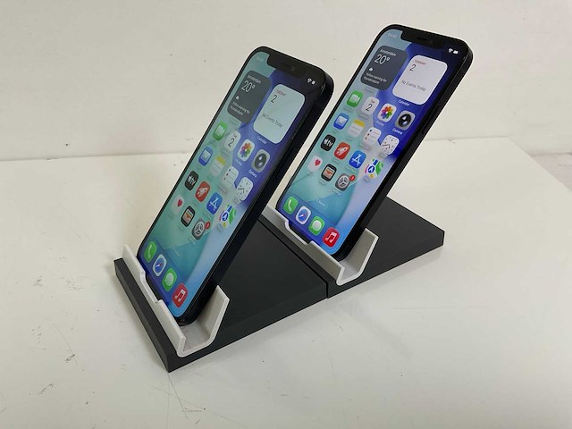 Apple iphone 12 - 128 gb - black (2x) - afbeelding 3 van  5