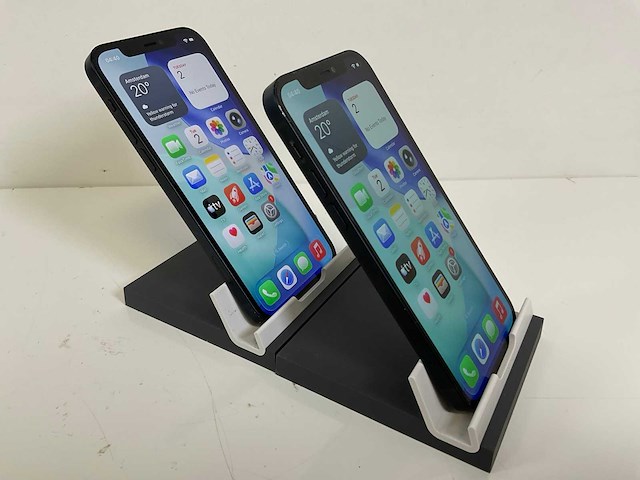 Apple iphone 12 - 128 gb - black (2x) - afbeelding 4 van  5