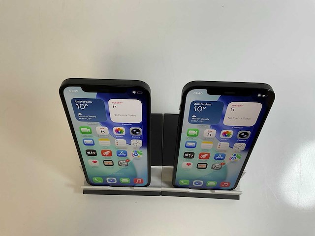 Apple iphone 12 - 128 gb - black (2x) - afbeelding 2 van  5