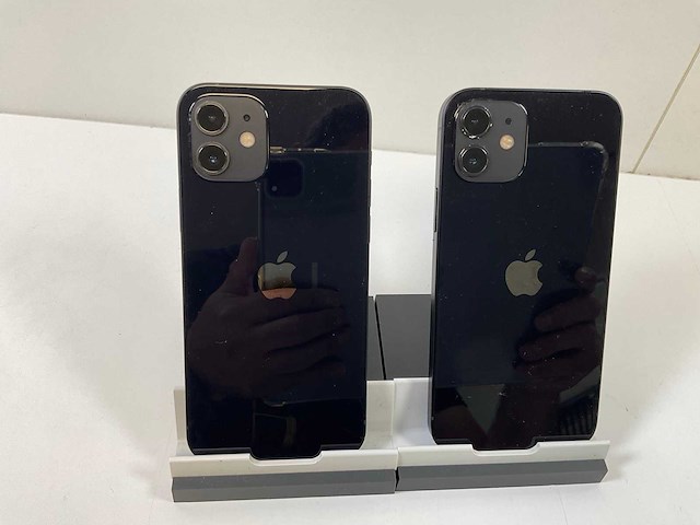 Apple iphone 12 - 128 gb - black (2x) - afbeelding 5 van  5