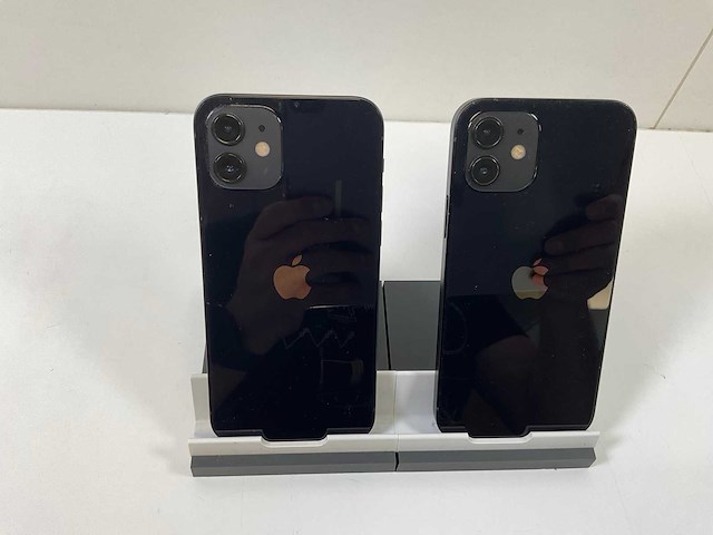 Apple iphone 12 - 128 gb - black (2x) - afbeelding 5 van  5