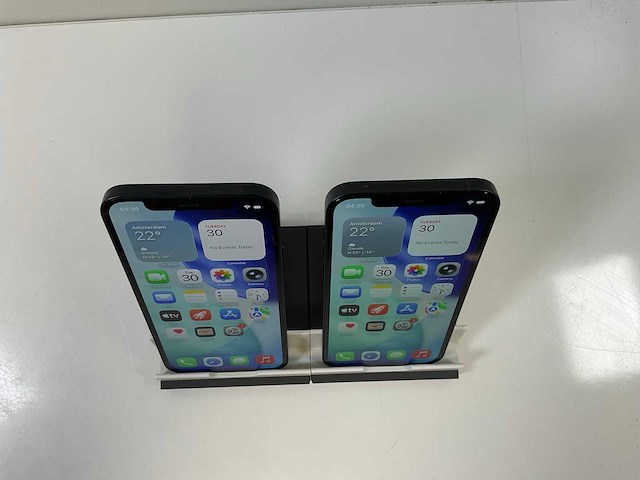 Apple iphone 12 - 128 gb - black (2x) - afbeelding 2 van  3