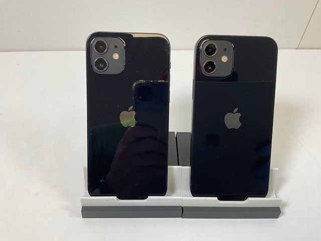 Apple iphone 12 - 128 gb - black (2x) - afbeelding 5 van  5