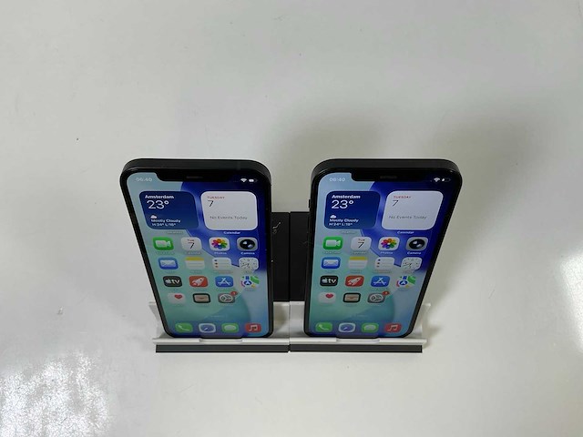 Apple iphone 12 - 128 gb - black (2x) - afbeelding 2 van  6