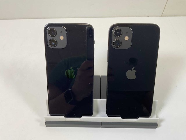 Apple iphone 12 - 128 gb - black (2x) - afbeelding 5 van  6