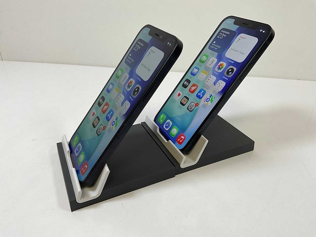 Apple iphone 12 - 128 gb - black (2x) - afbeelding 4 van  5