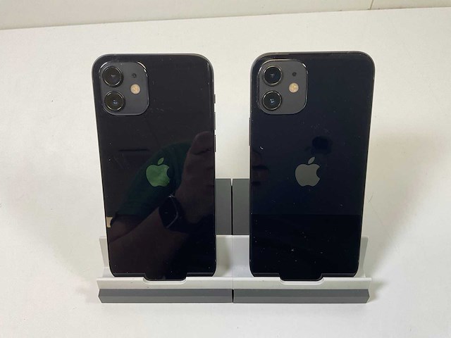 Apple iphone 12 - 128 gb - black (2x) - afbeelding 5 van  5