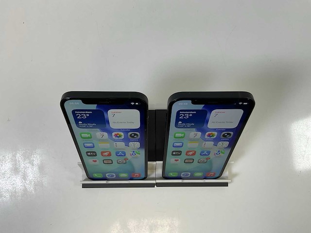 Apple iphone 12 - 128 gb - black (2x) - afbeelding 2 van  4