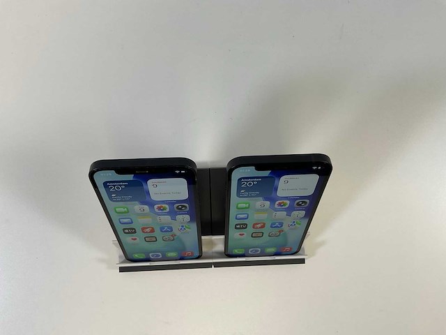 Apple iphone 12 - 128 gb - black (2x) - afbeelding 2 van  5