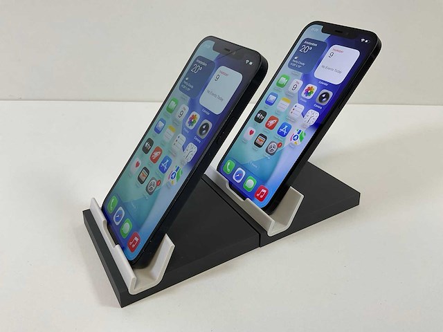 Apple iphone 12 - 128 gb - black (2x) - afbeelding 4 van  5