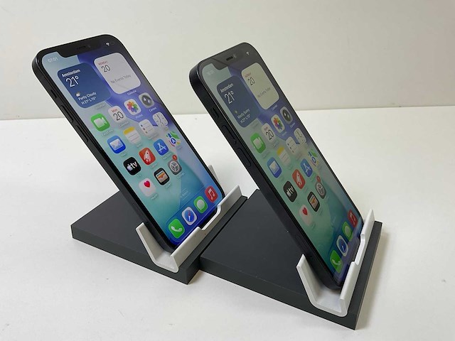 Apple iphone 12 - 128 gb - black (2x) - afbeelding 2 van  4