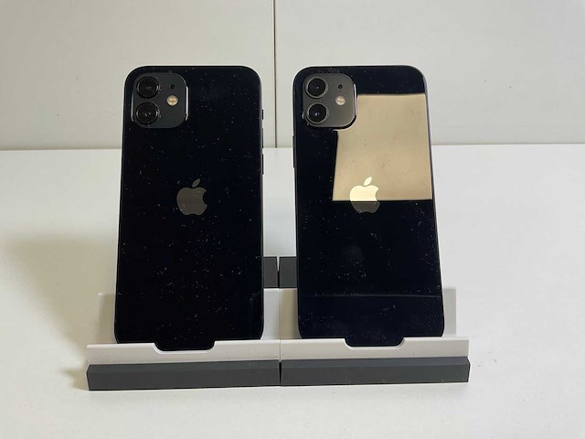 Apple iphone 12 - 128 gb - black (2x) - afbeelding 5 van  5