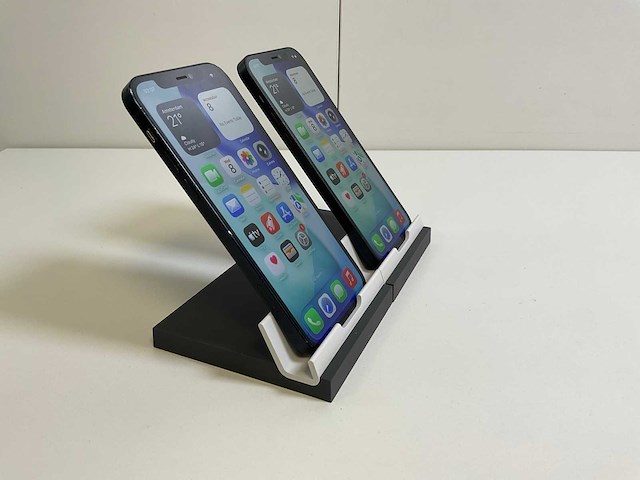 Apple iphone 12 - 128 gb - black (2x) - afbeelding 3 van  6