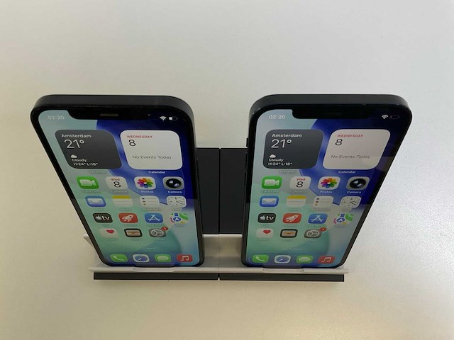 Apple iphone 12 - 128 gb - black (2x) - afbeelding 2 van  6