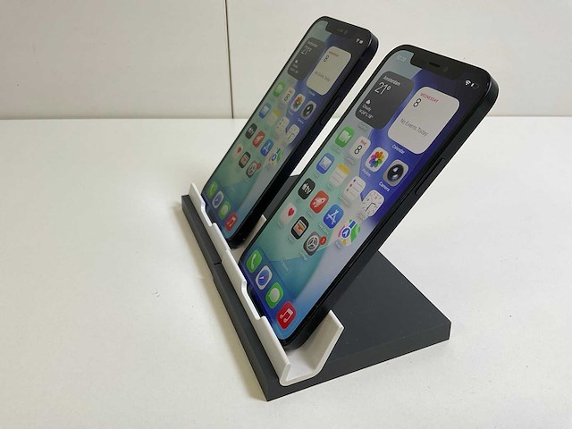 Apple iphone 12 - 128 gb - black (2x) - afbeelding 4 van  5