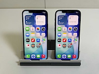 Apple iphone 12 - 128 gb - black (2x) - afbeelding 1 van  1