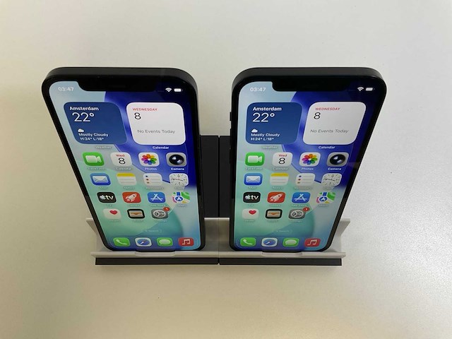 Apple iphone 12 - 128 gb - black (2x) - afbeelding 2 van  5