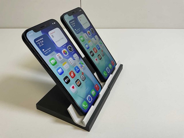 Apple iphone 12 - 128 gb - black (2x) - afbeelding 3 van  5