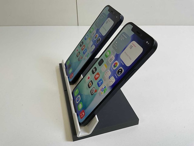 Apple iphone 12 - 128 gb - black (2x) - afbeelding 4 van  6