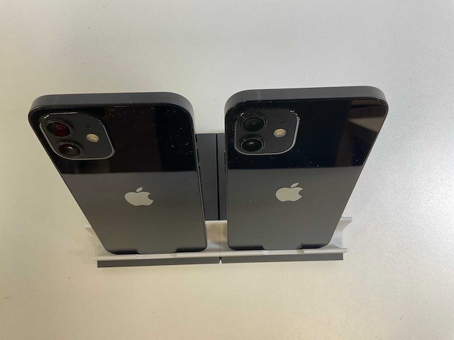 Apple iphone 12 - 128 gb - black (2x) - afbeelding 5 van  6