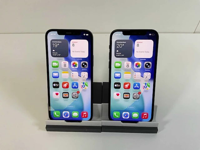 Apple iphone 12 - 128 gb - black (2x) - afbeelding 1 van  5