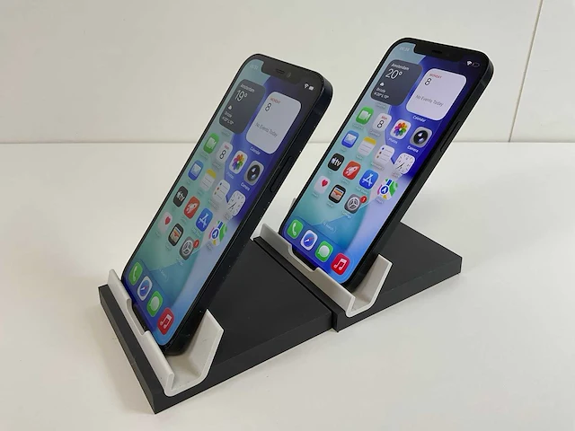 Apple iphone 12 - 128 gb - black (2x) - afbeelding 4 van  5