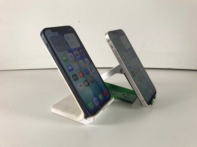 Apple iphone 12 - 128 gb - black/white (2x) - afbeelding 2 van  5