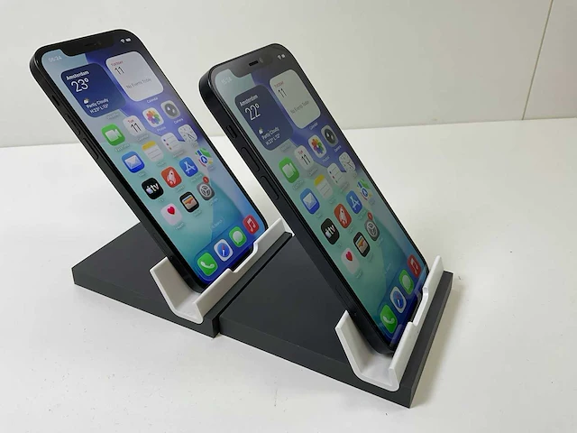 Apple iphone 12 - 128 gb / 256 gb - black (2x) - afbeelding 3 van  5