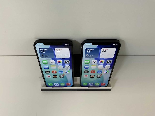 Apple iphone 12 - 256 gb - black (2x) - afbeelding 2 van  5