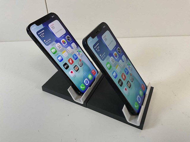 Apple iphone 12 - 256 gb - black (2x) - afbeelding 3 van  6