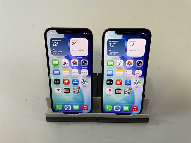 Apple iphone 12 - 256 gb - black (2x) - afbeelding 2 van  5