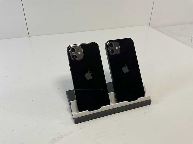 Apple iphone 12 - 256 gb - black (2x) - afbeelding 5 van  5