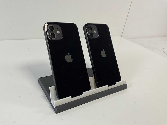 Apple iphone 12 - 256 gb - black (2x) - afbeelding 4 van  5