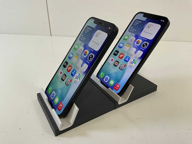 Apple iphone 12 - 256 gb - black (2x) - afbeelding 3 van  5