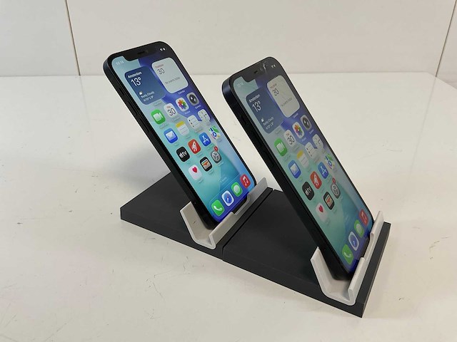 Apple iphone 12 - 256 gb - black (2x) - afbeelding 4 van  6