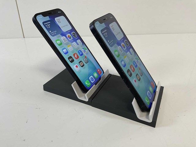 Apple iphone 12 - 256 gb - black (2x) - afbeelding 4 van  5