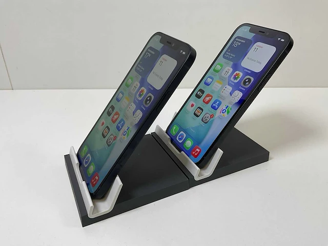 Apple iphone 12 - 256 gb - black (2x) - afbeelding 4 van  5