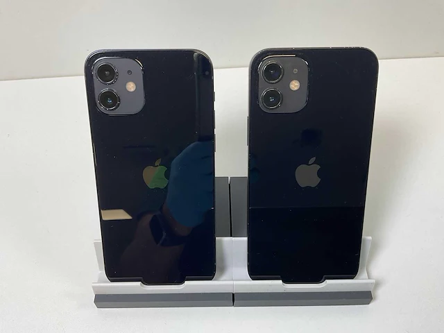 Apple iphone 12 - 256 gb - black (2x) - afbeelding 5 van  5