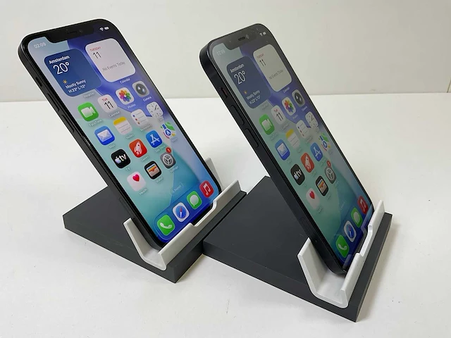 Apple iphone 12 - 256 gb - black (2x) - afbeelding 3 van  5