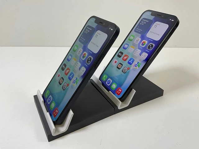 Apple iphone 12 - 256 gb - black (2x) - afbeelding 4 van  5
