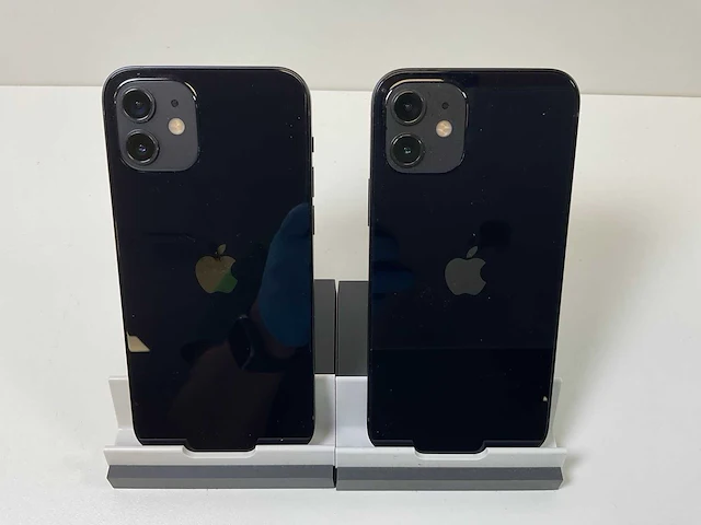 Apple iphone 12 - 256 gb - black (2x) - afbeelding 5 van  5