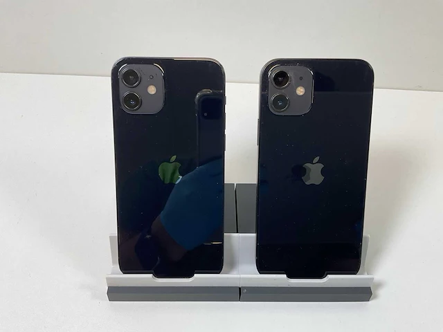 Apple iphone 12 - 256 gb - black (2x) - afbeelding 5 van  5