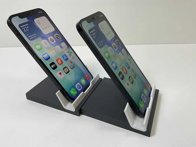 Apple iphone 12 - 256 gb - black (2x) - afbeelding 3 van  5
