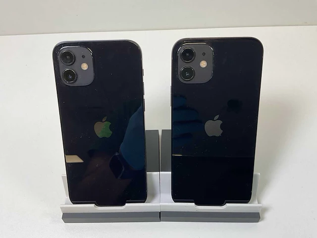 Apple iphone 12 - 256 gb - black (2x) - afbeelding 5 van  5