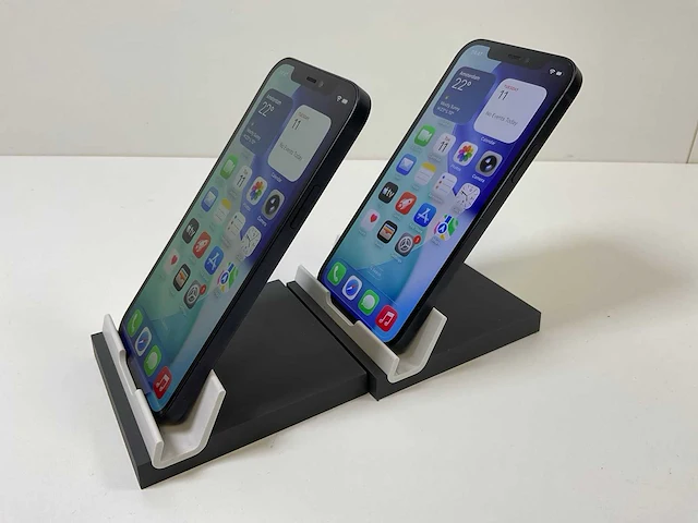 Apple iphone 12 - 256 gb - black (2x) - afbeelding 4 van  5