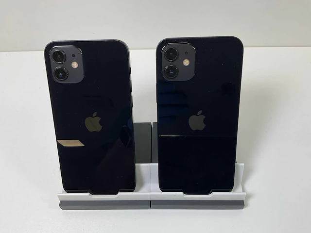 Apple iphone 12 - 256 gb - black (2x) - afbeelding 5 van  5