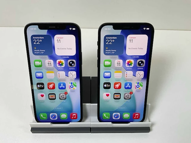 Apple iphone 12 - 256 gb - black (2x) - afbeelding 1 van  5