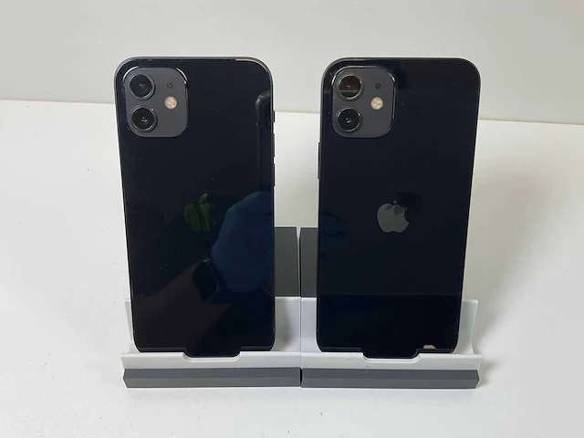 Apple iphone 12 - 256 gb - black (2x) - afbeelding 5 van  5