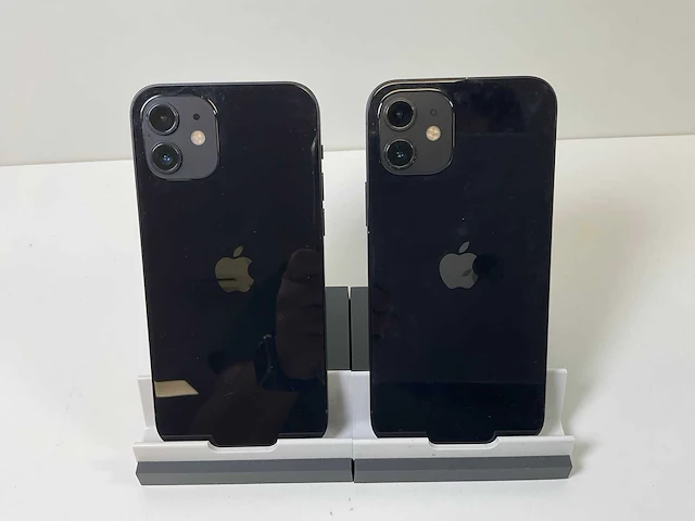 Apple iphone 12 - 256 gb - black (2x) - afbeelding 5 van  5