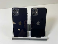 Apple iphone 12 - 256 gb - black (2x) - afbeelding 5 van  5